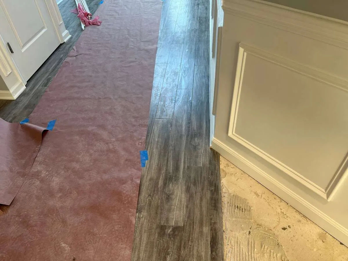 Completed marble shower restoration in Summit